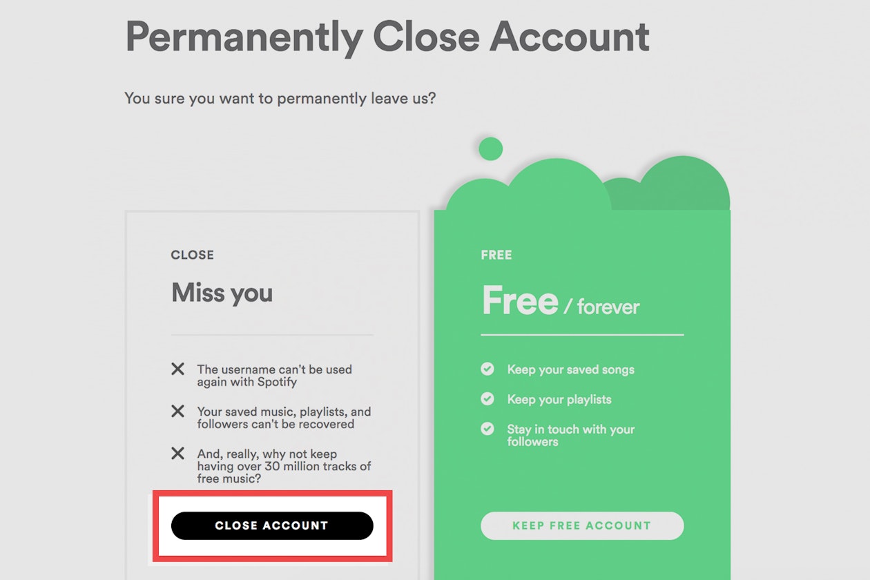 How To Delete Your Free Spotify Account