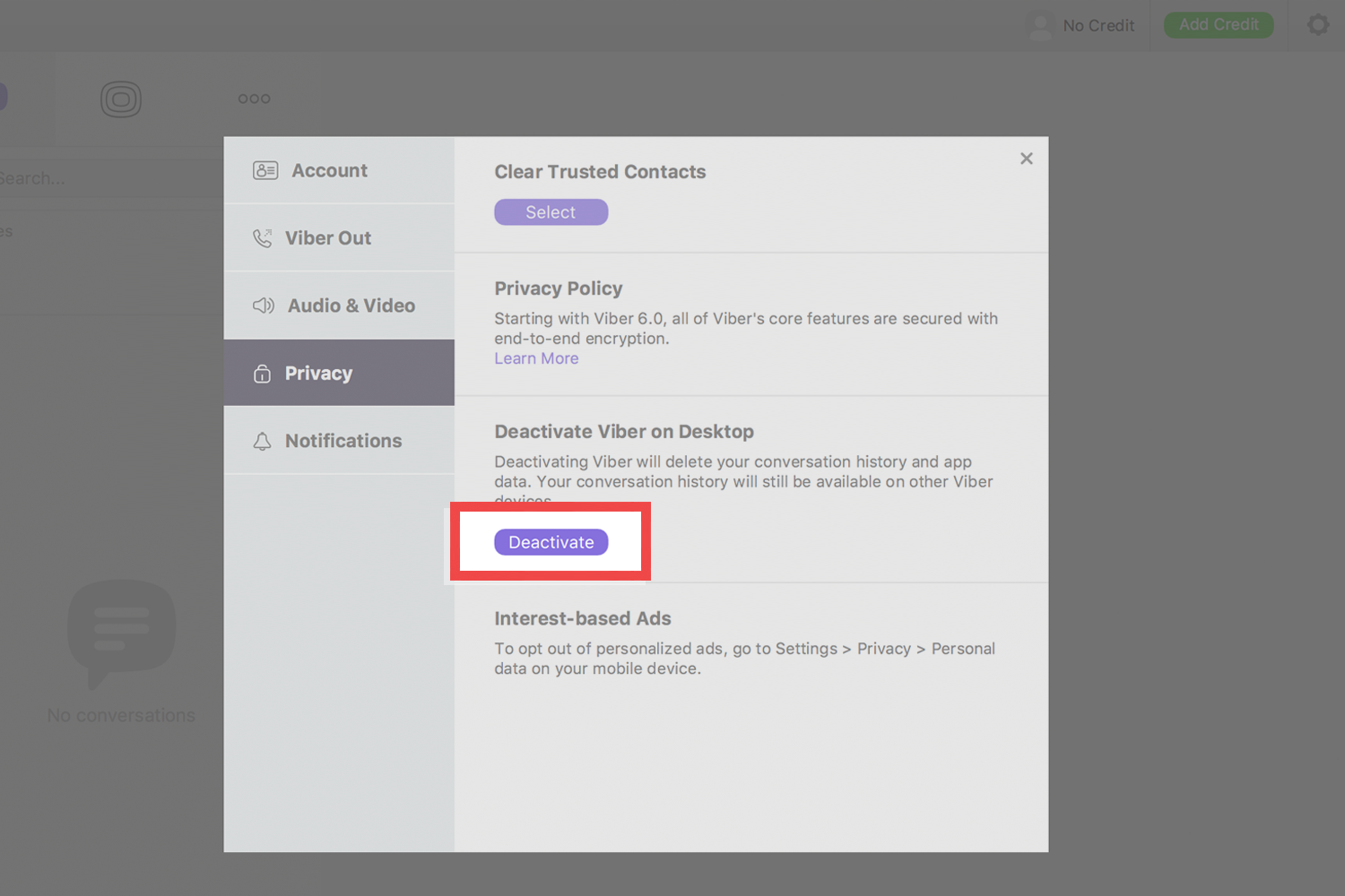 how to open viber business account