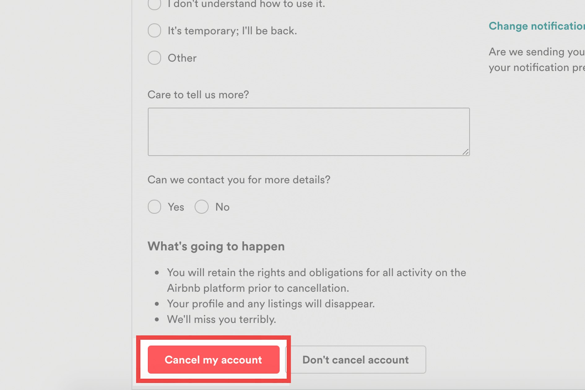 How To Delete Your Airbnb Account