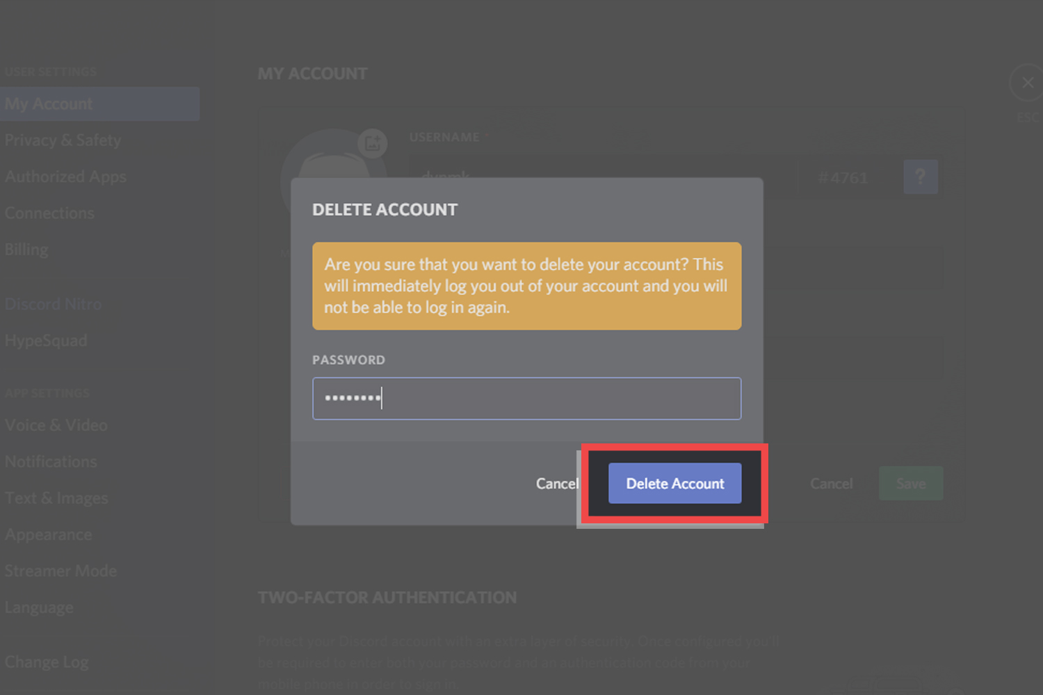 How To Delete Your Discord Account