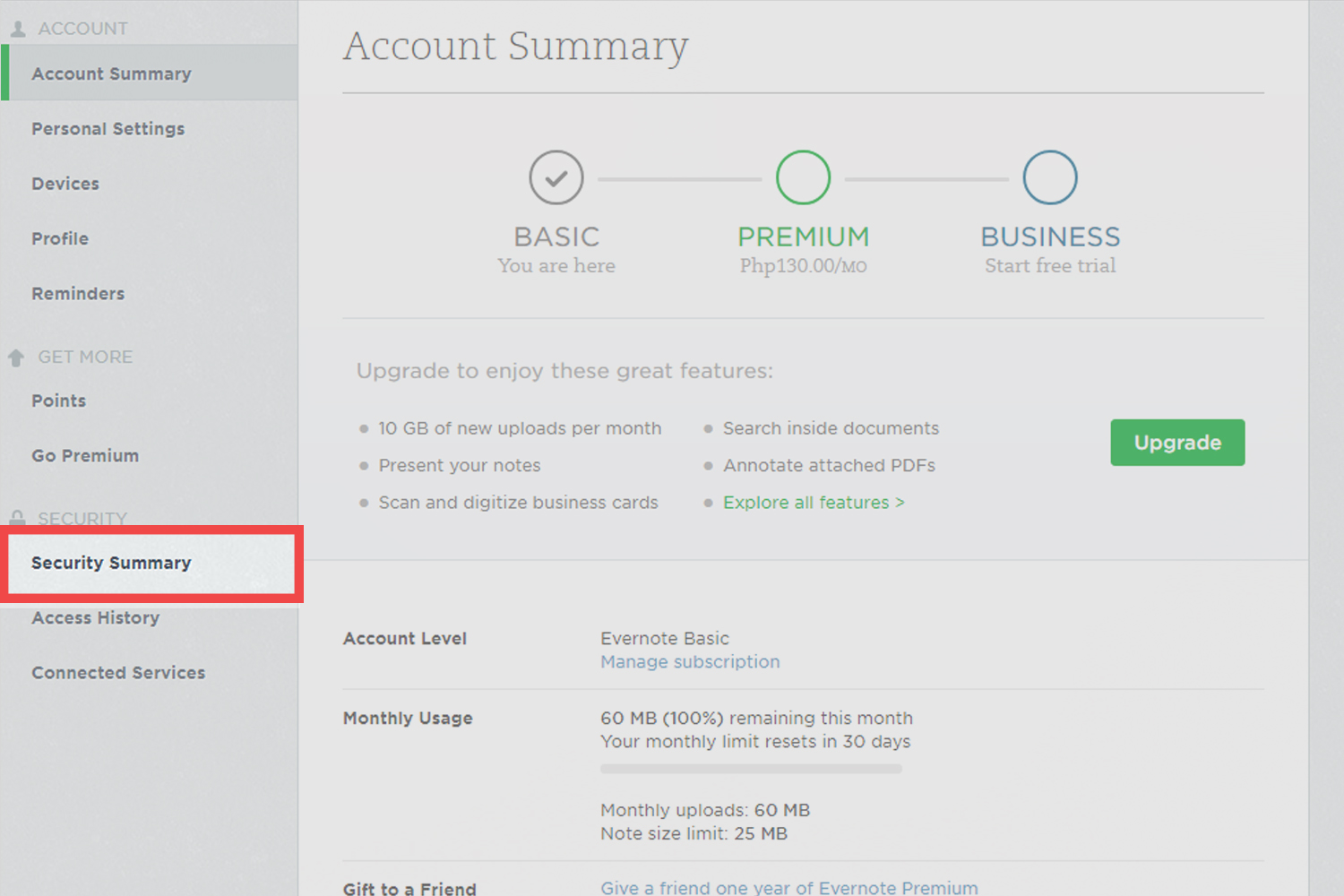 apply evernote student discount to a different account
