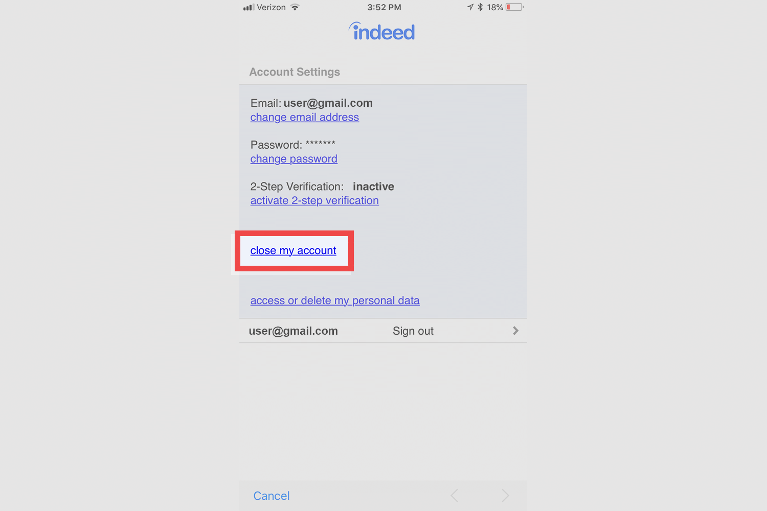 How To Delete Your Indeed Account