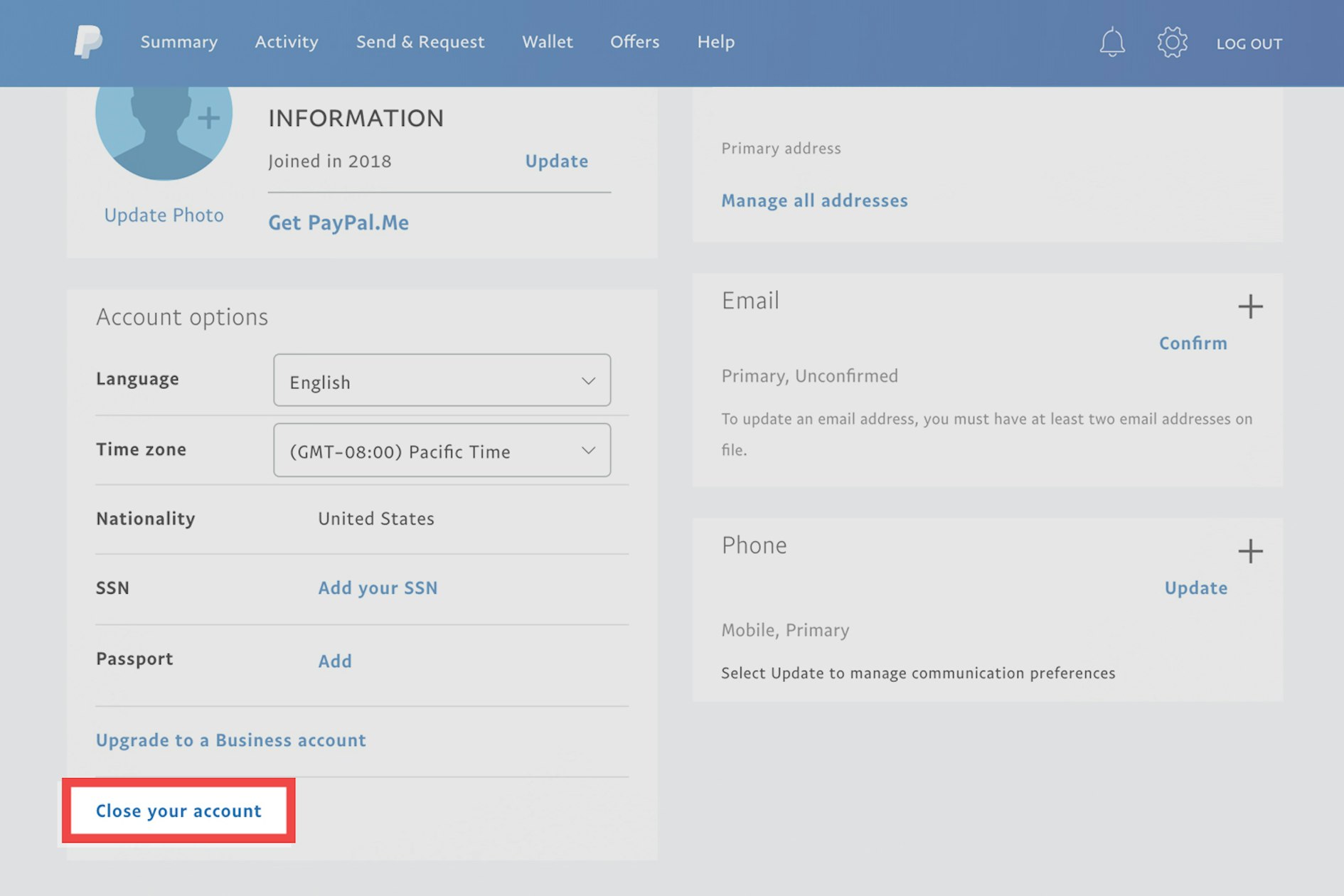 How To Delete Your PayPal Account