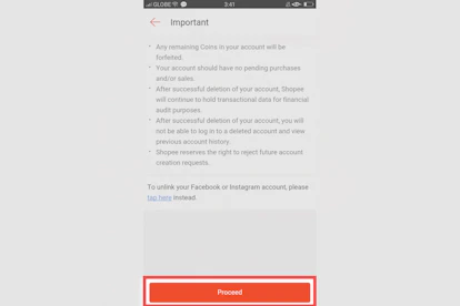 How To Delete Your Shopee Account