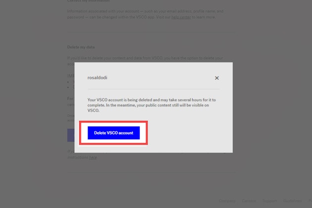How To Delete Your VSCO Account