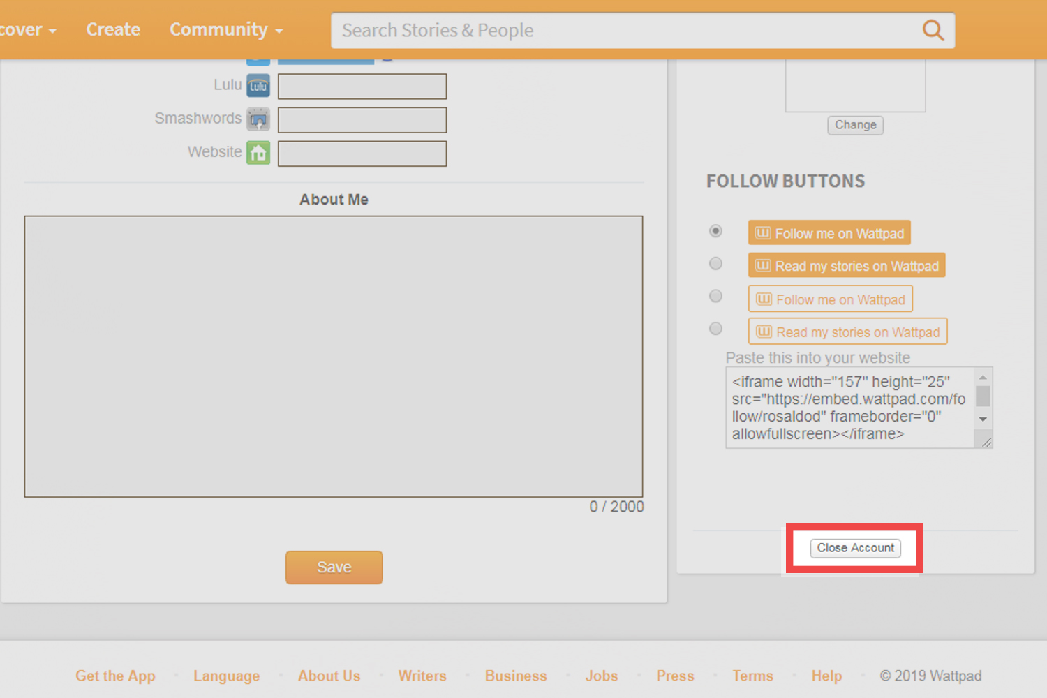 How To Delete Your Wattpad Account