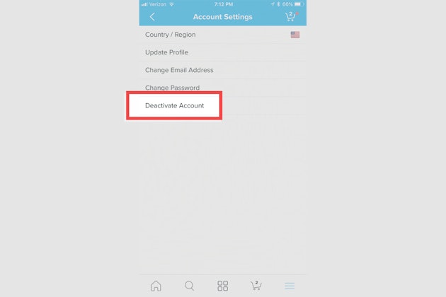 How To Delete Your Wish Account - Email Login